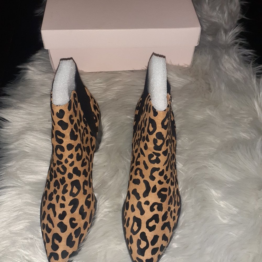 Leopard Print Booties